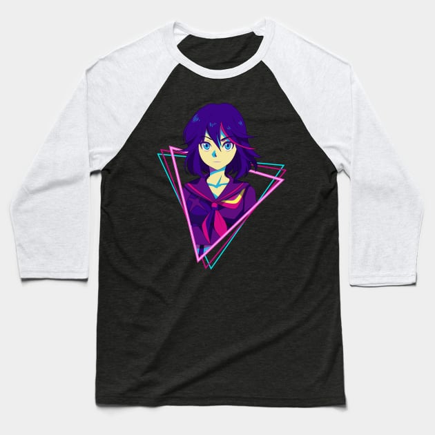 Kill La Kill - Ryuko Matoi Baseball T-Shirt by mounier